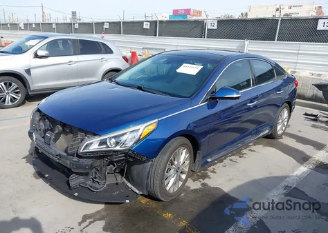 2015 Hyundai Sonata Limited из США, поврежденный, VIN 5NPE34AF4FH162944